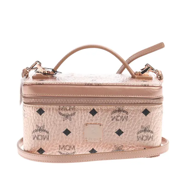 Handbag, in Rose Gold, Leather, MCM