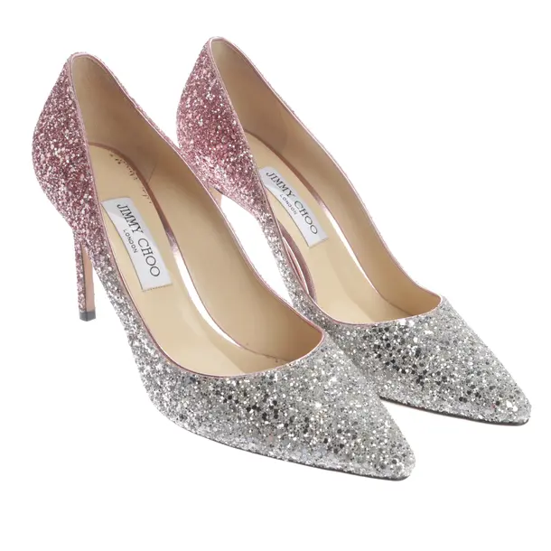 Pompe, in argento, Jimmy Choo