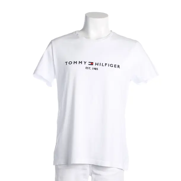 T-Shirt, in White, Cotton, Tommy Hilfiger