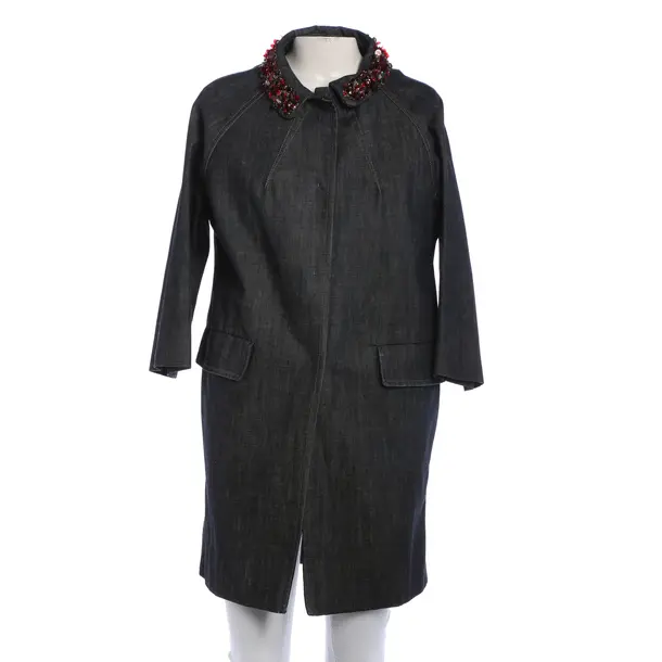 Jeansmantel, in Blau, Baumwolle, Miu Miu