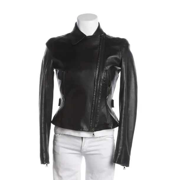 Lederjacke, in Schwarz, Leder, Strenesse