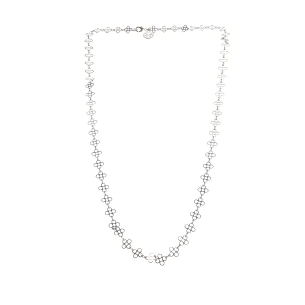 Halskette, in Silber, Metall (metallisch, metallisiert), Tory Burch