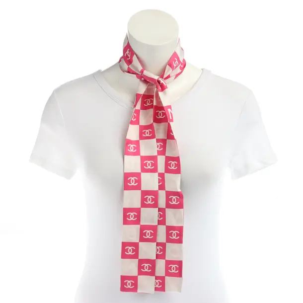 Shawl, in Pink, Silk, Chanel