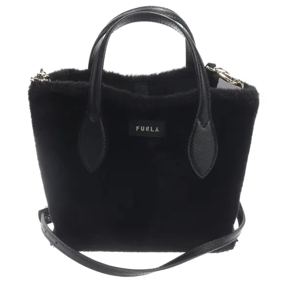 Handbag, in Black, Polyester, Furla