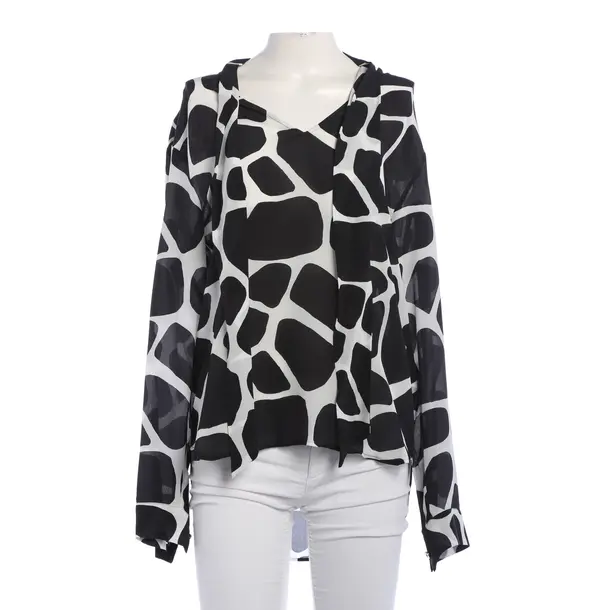 Blouse, in Black, Silk, Pierre Balmain