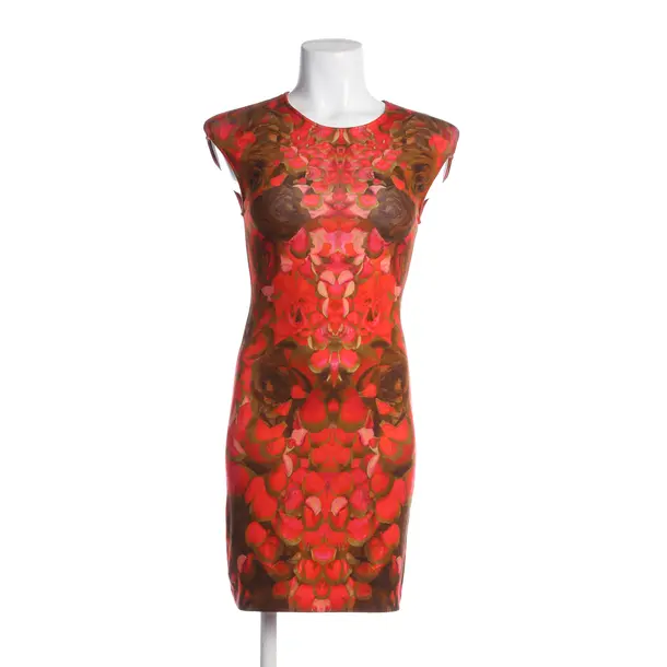 Sheath Dress, in Red, Viscose, Alexander McQueen