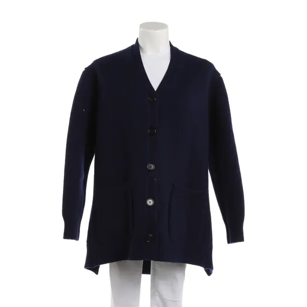 Strickjacke, in Blau, Wolle, Céline