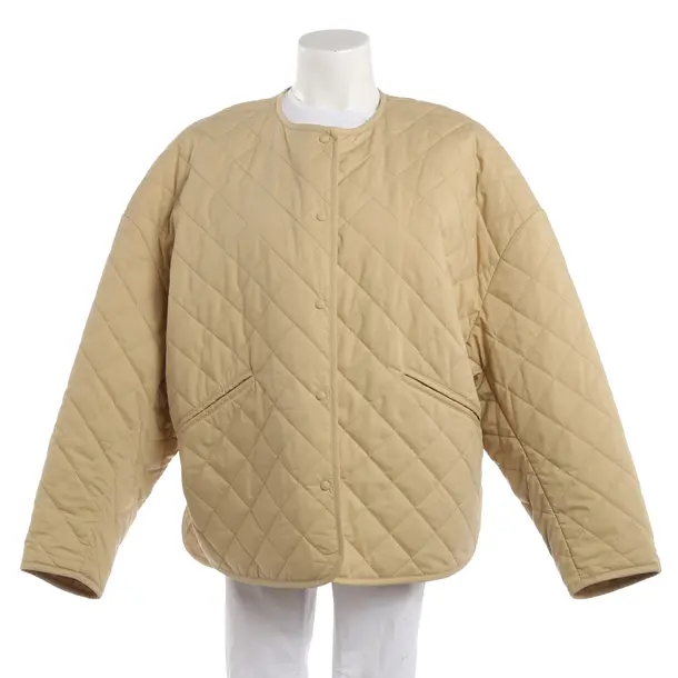 Mid-Season Jacket, in Beige, Cotton, Totême