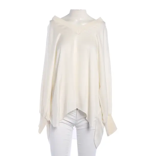 Blouse, in Cream, Silk, IVI collection