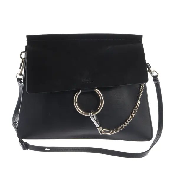 Shoulder Bag, in Black, Leather, Chloé