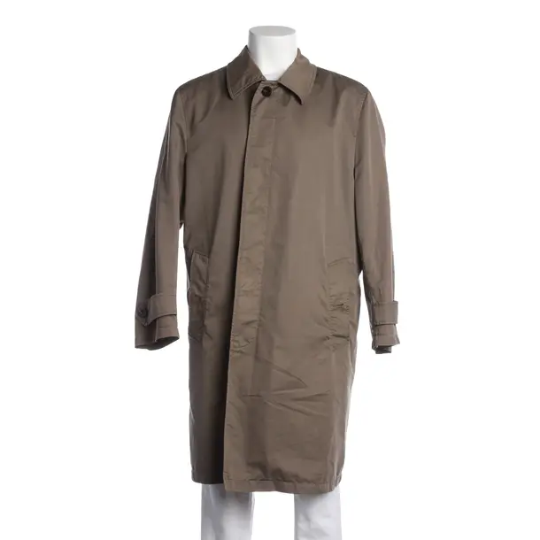 Overcoat, in Brown, Cotton, Burberry London