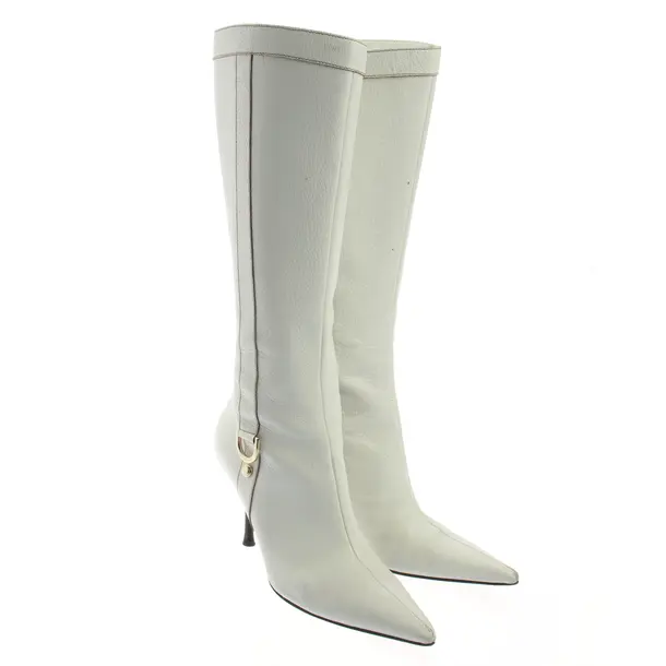 Stiefel, in Weiß, Gucci