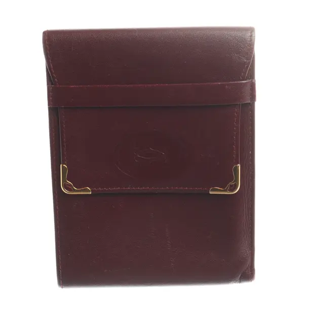 Etui, in Braun, Leder, Cartier