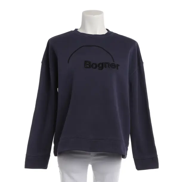 Sweatshirt, in Navy, Cotton, Bogner