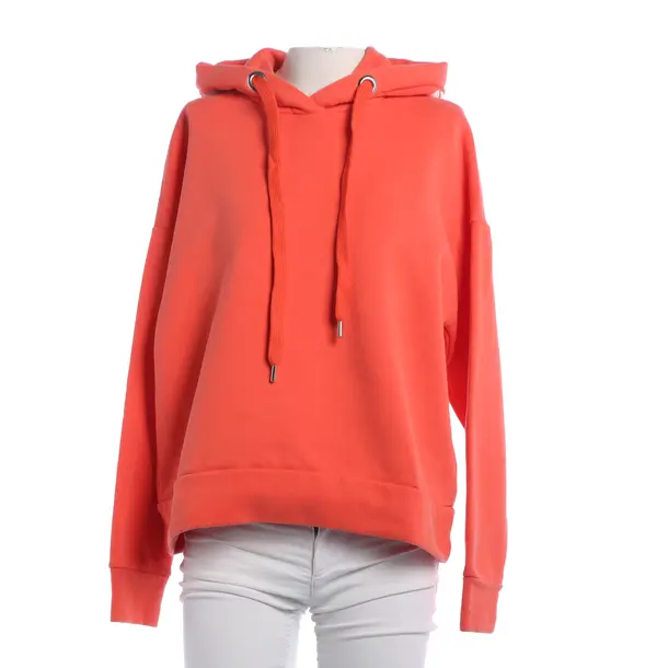Hoodie, in Orange, Baumwolle, Closed