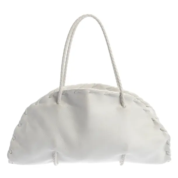 Borsetta, in Bianco, Pelle, Bottega Veneta