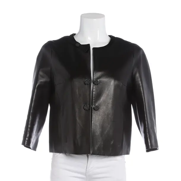 Giacca in pelle, in Marrone scuro, Pelle, Louis Vuitton