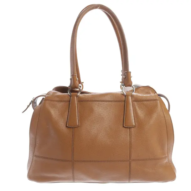 Handtasche, in Camel, Leder, Salvatore Ferragamo