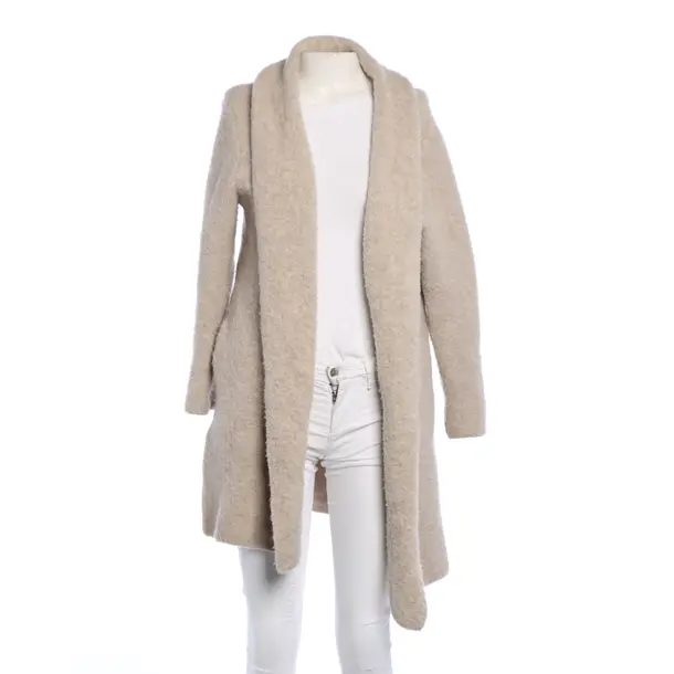 Cardigan, in Beige, Wool, Fabiana Filippi