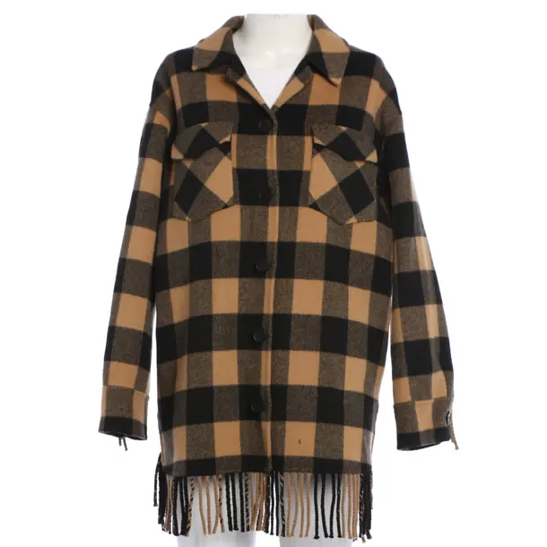Mid-Season Coat, in Light Brown, Wool, Sandro