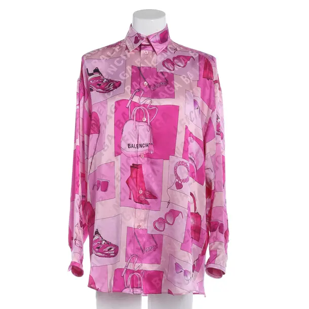 Blouse, in Multicolored, Silk, Balenciaga