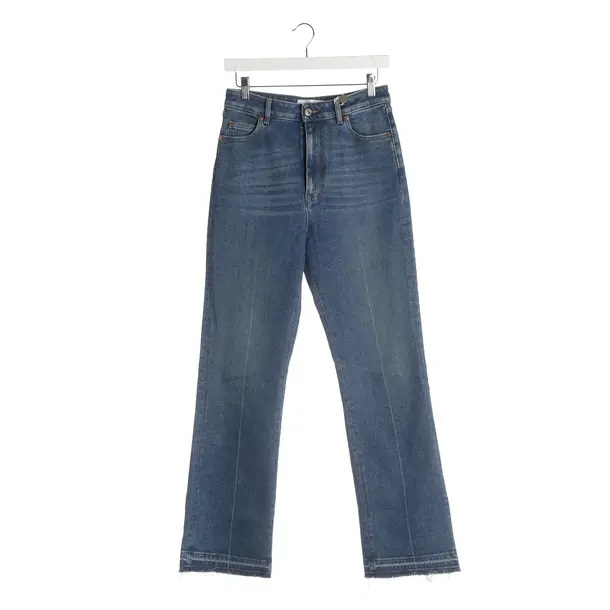 Flared Jeans, in Blue, Polyester, Valentino
