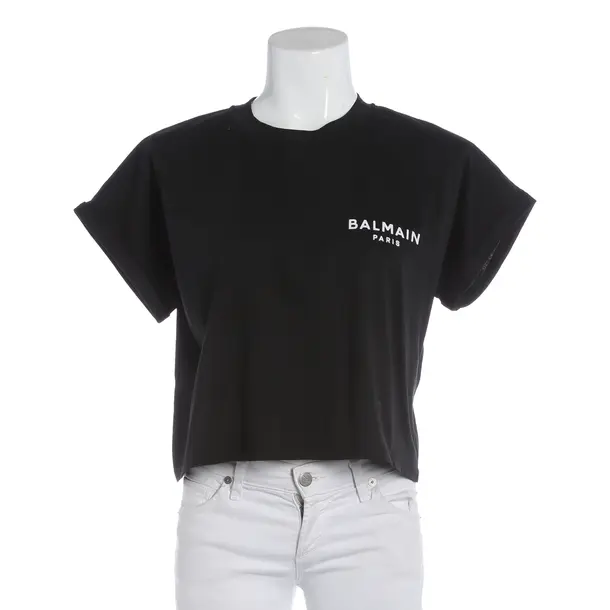 Shirt, in Black, Cotton, Balmain
