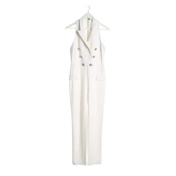 Overall, in Cream, Viscose, Balmain