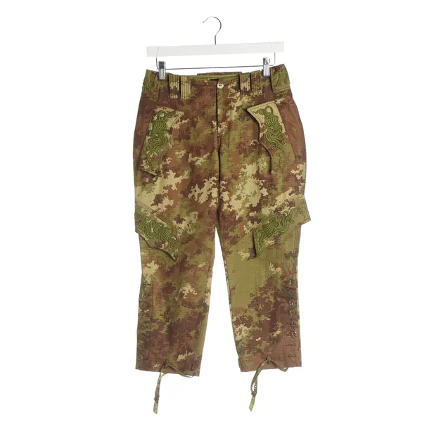 Pants, in Camouflage, Cotton, Jean Paul Gaultier