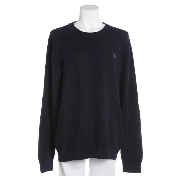 Jumper, in Navy, Cotton, Gant