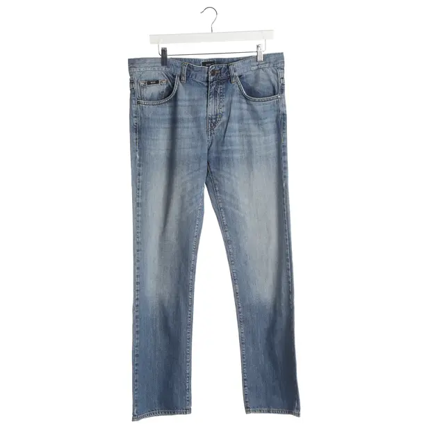 Jeans Straight Fit, in Blau, Baumwolle, Hugo Boss Black Label
