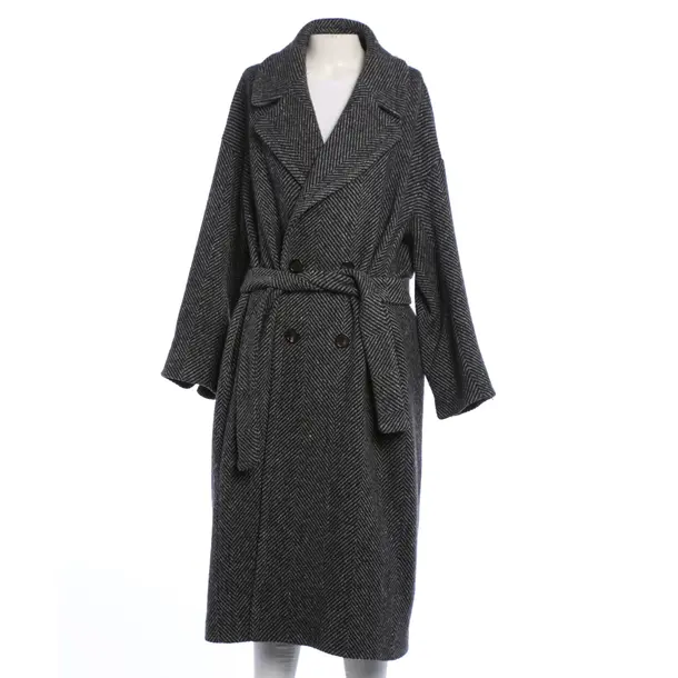 Winter Coat, in Light Gray, Wool, Max Mara