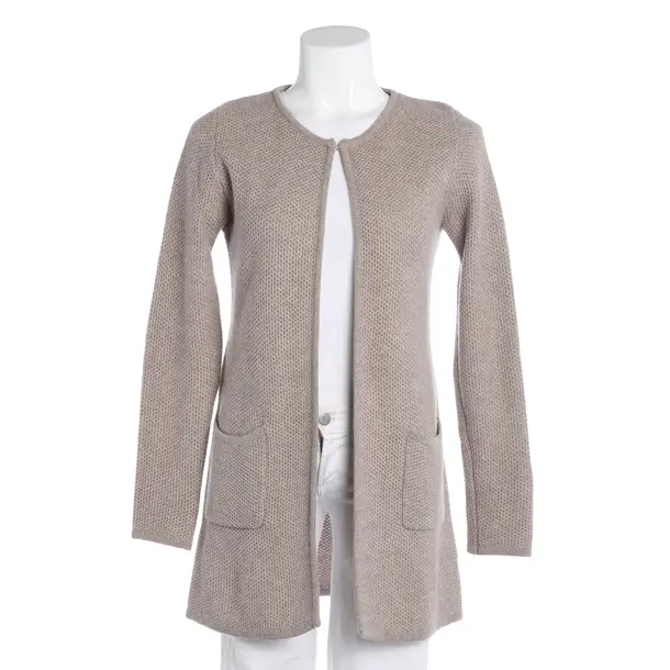 Strickjacke, in Beige, Wolle, Hemisphere