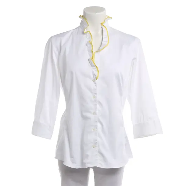 Bluse, in Weiß, Baumwolle, Caliban