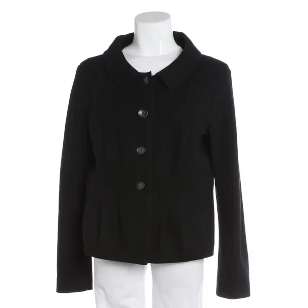 Mid-Season Jacket, in Black, Wool, Marc Cain