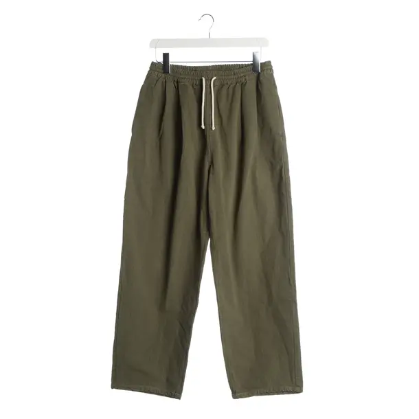 Pants, in Green, Cotton, American Vintage