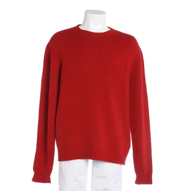 Jumper, in Red, Wool, Palm Angels