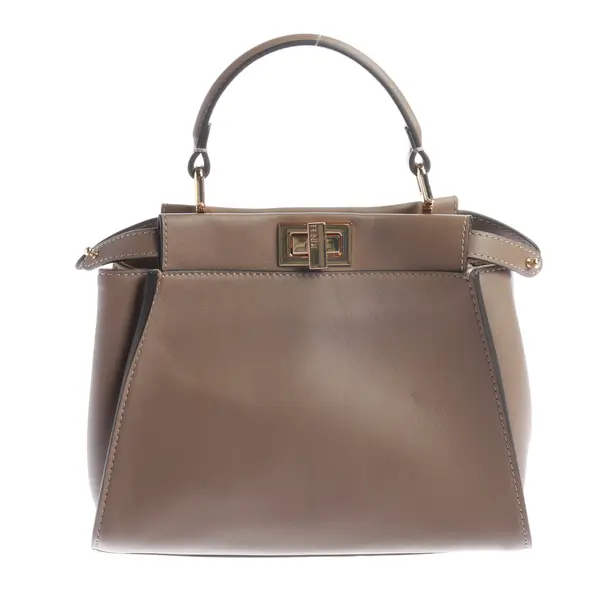 Handtasche, in Braun, Leder, Fendi