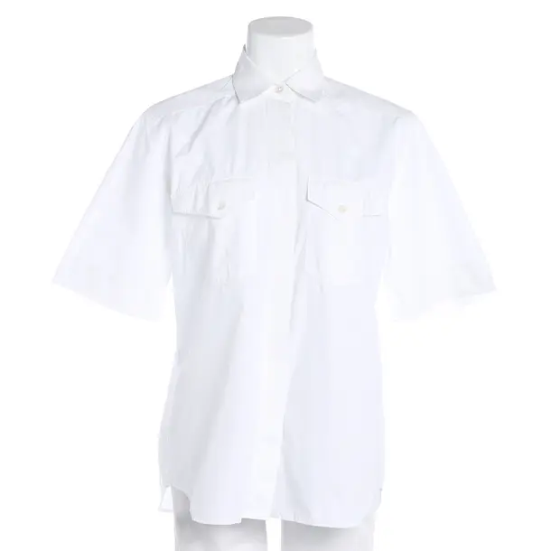Blouse, in White, Cotton, Van Laack