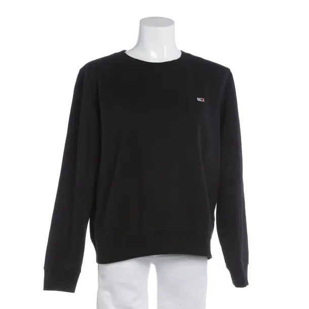 Sweatshirt, in Black, Cotton, Tommy Jeans