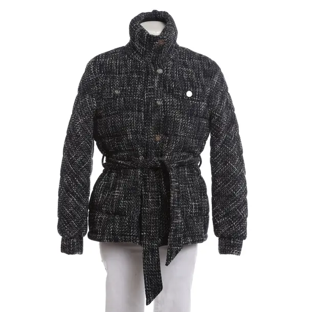 Winter Jacket, in Navy, Cotton, Maje