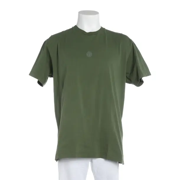 T-Shirt, in Olive Green, Cotton, Stone Island