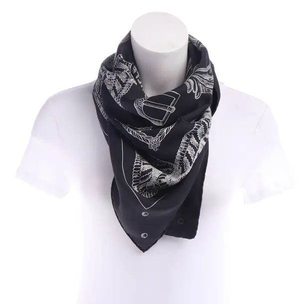 Tuch, in Schwarz, Seide, Hermès
