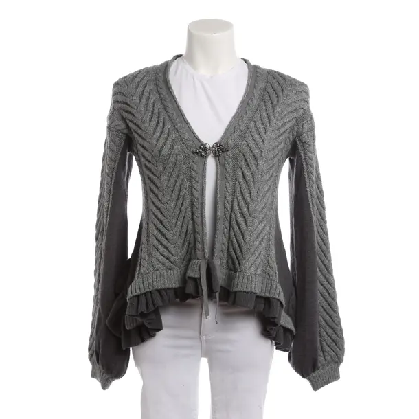 Cardigan, in Gray, Cotton, High Use