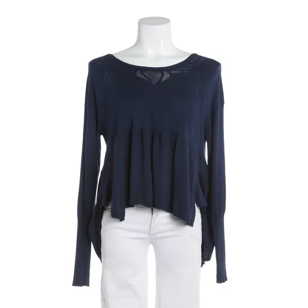 Longsleeve, in Blau, Viskose, High Use