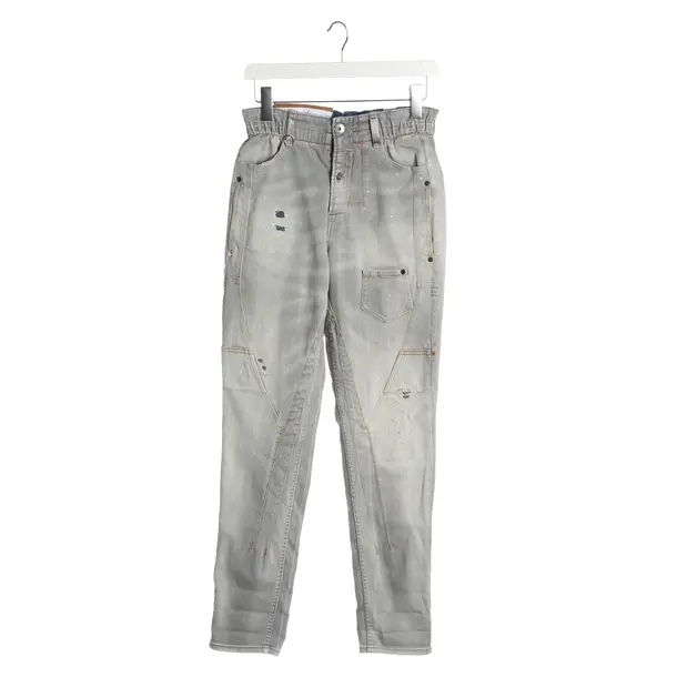 Jeans Slim Fit, in Hellgrau, Baumwolle, High Use