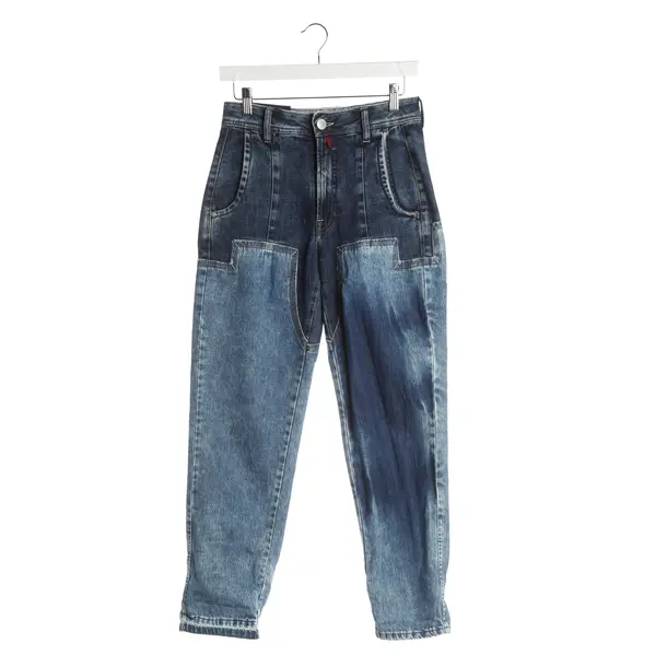 Jeans Boyfriend, in Blau, Baumwolle, High Use