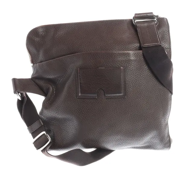 Cross Body Bag, in Dark Brown, Leather, Bally