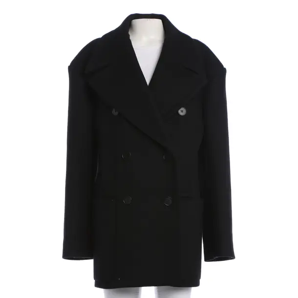 Mid-Season Coat, in Black, Wool, Stella McCartney