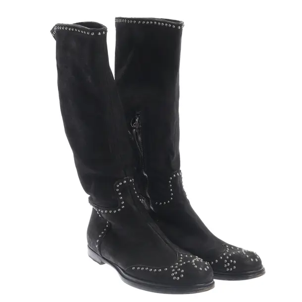 Boots, in Black, Miu Miu